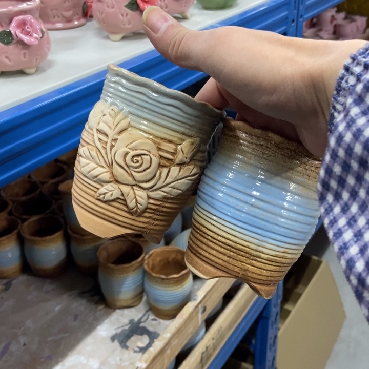 陶瓷花盆单场满9.9发8*10