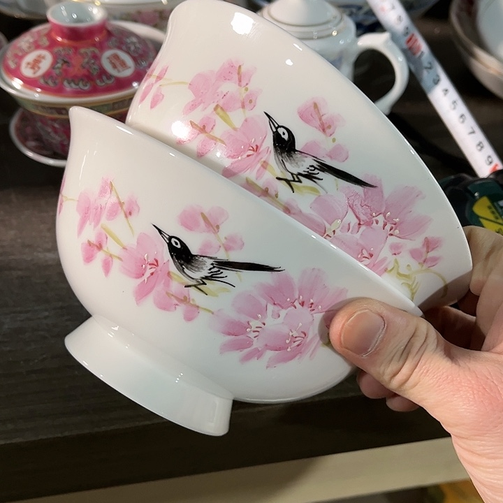 瓷片///////直径15.5厘米。发2个。