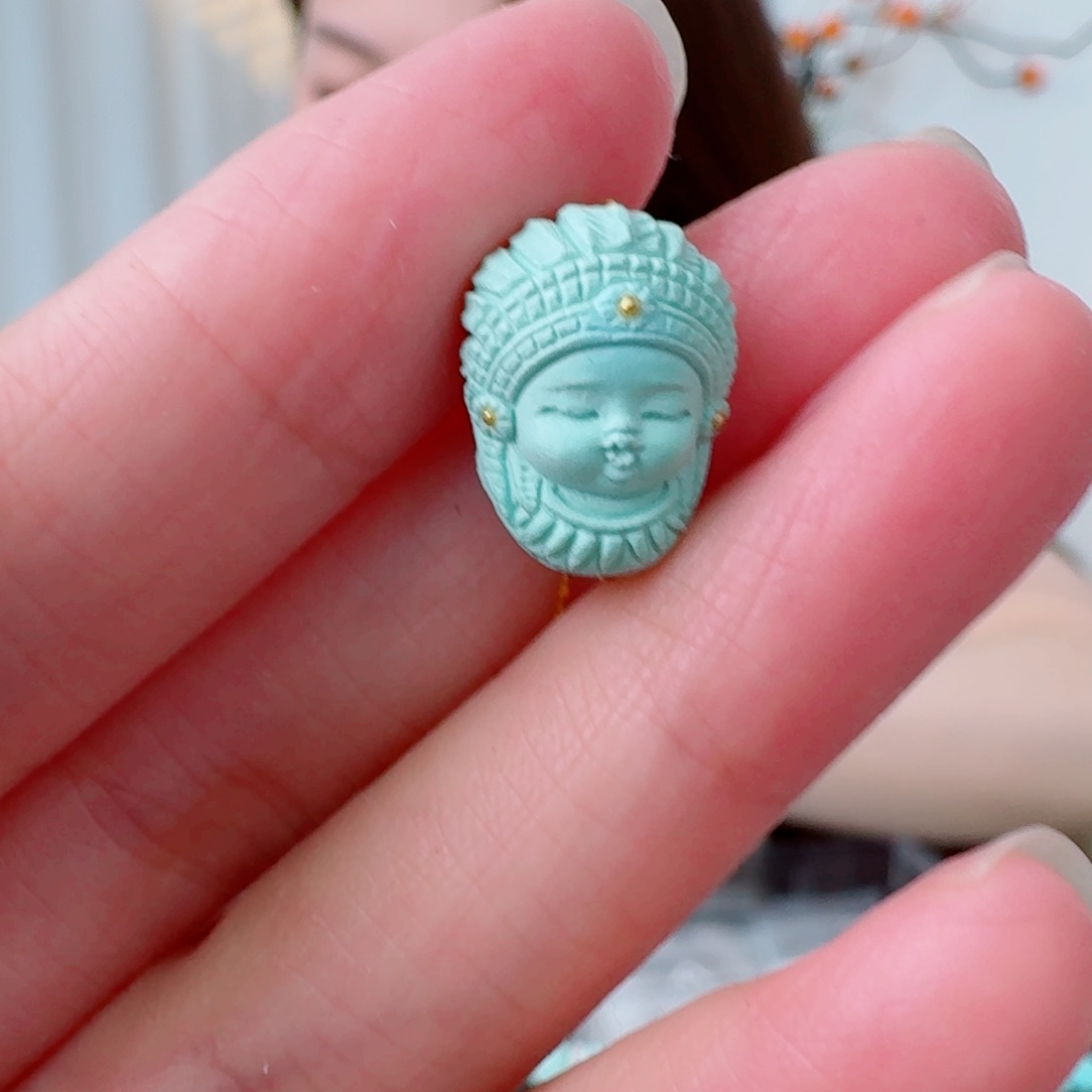 未镶嵌绿松石珠宝奇石