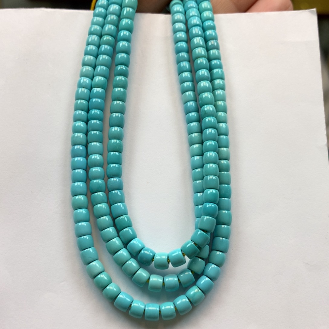 绿松石长链未镶嵌