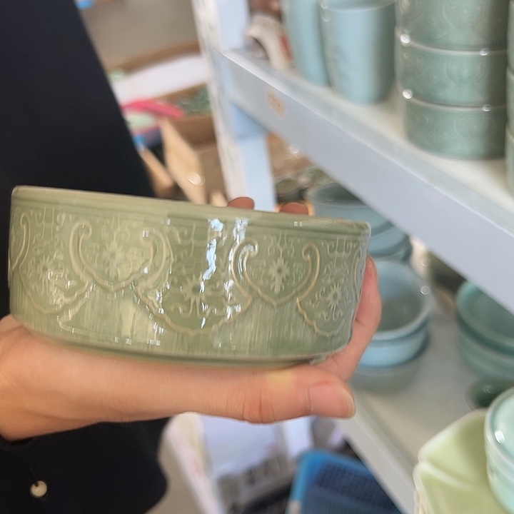 龙泉云间青瓷小米茶器