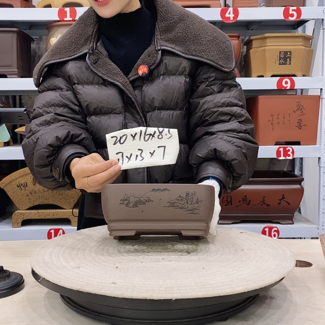 紫砂花盆紫砂花盆