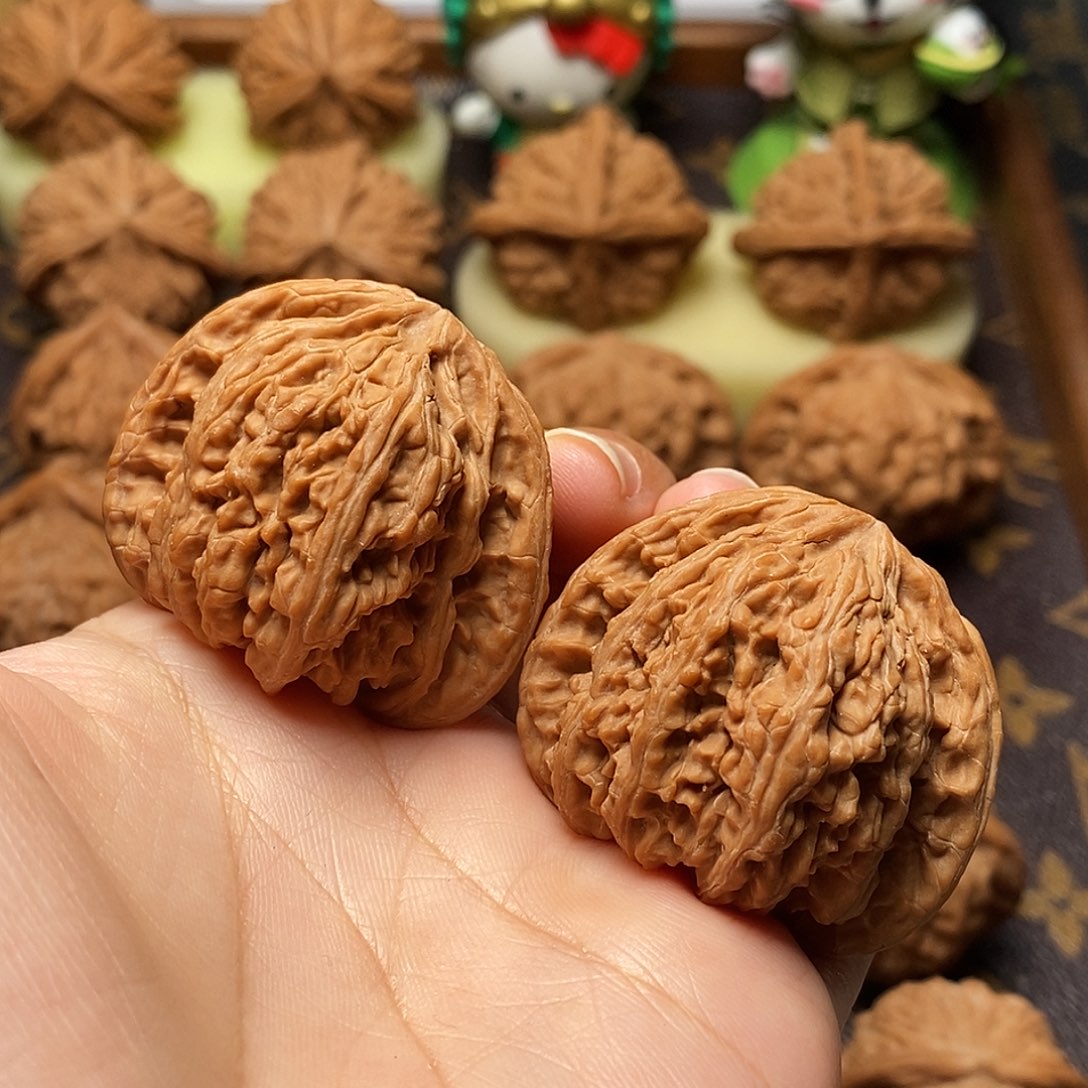 吊坠文玩核桃全品密纹40尺