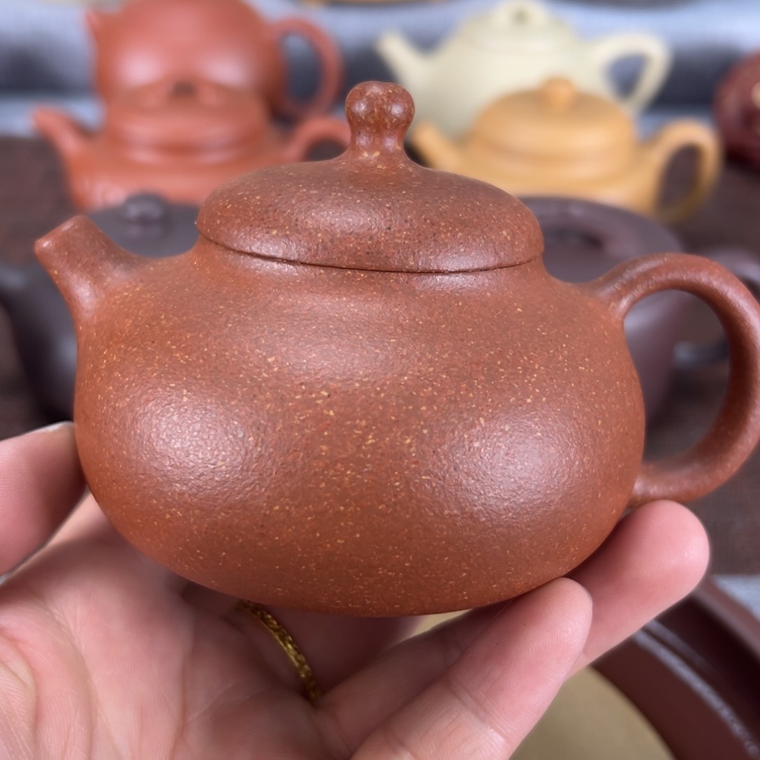 紫砂茶壶宝山降破封釉