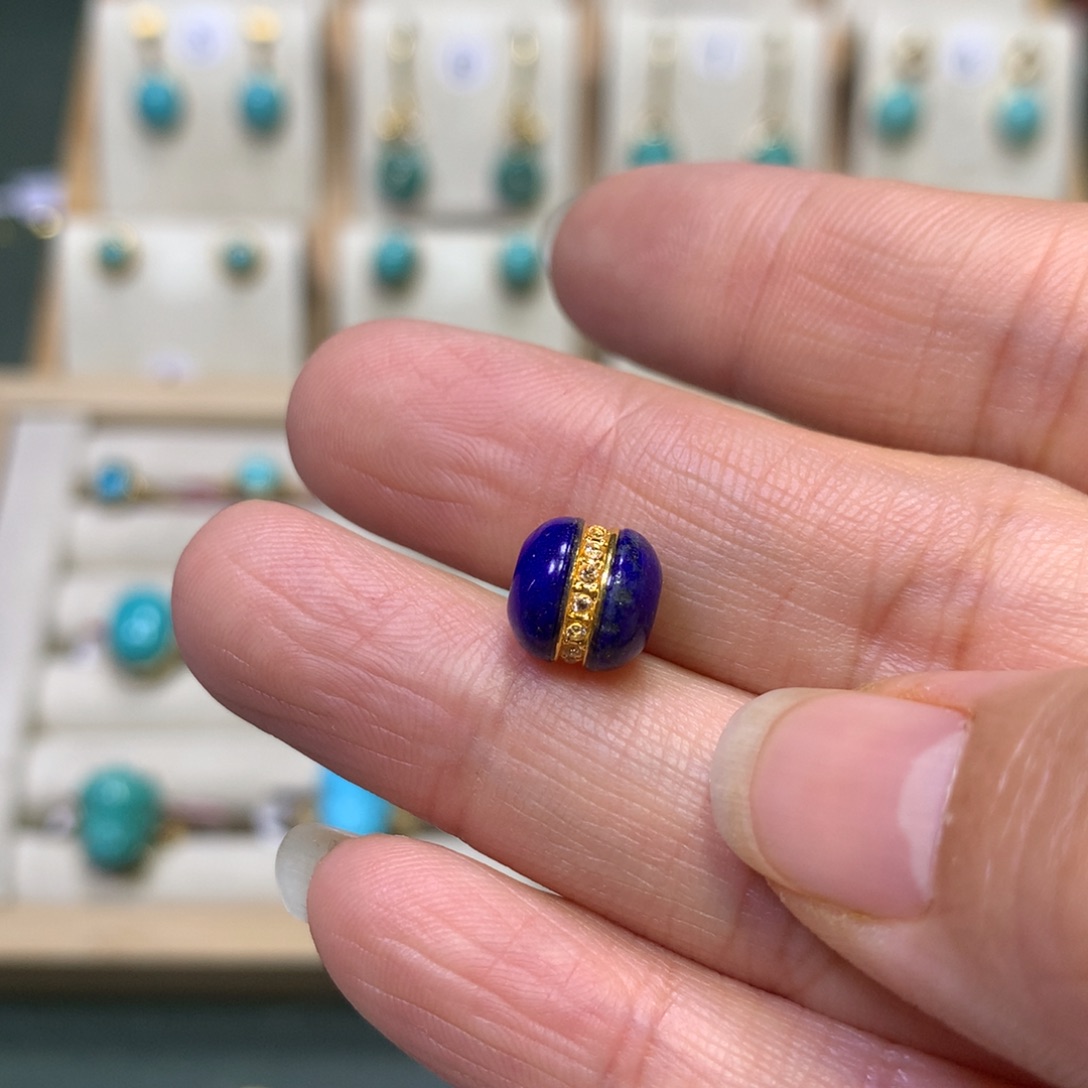 青金石配饰18K金镶嵌