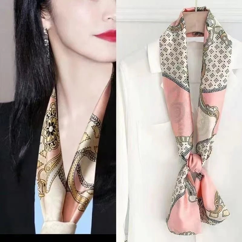 百搭丝巾女士时尚高档