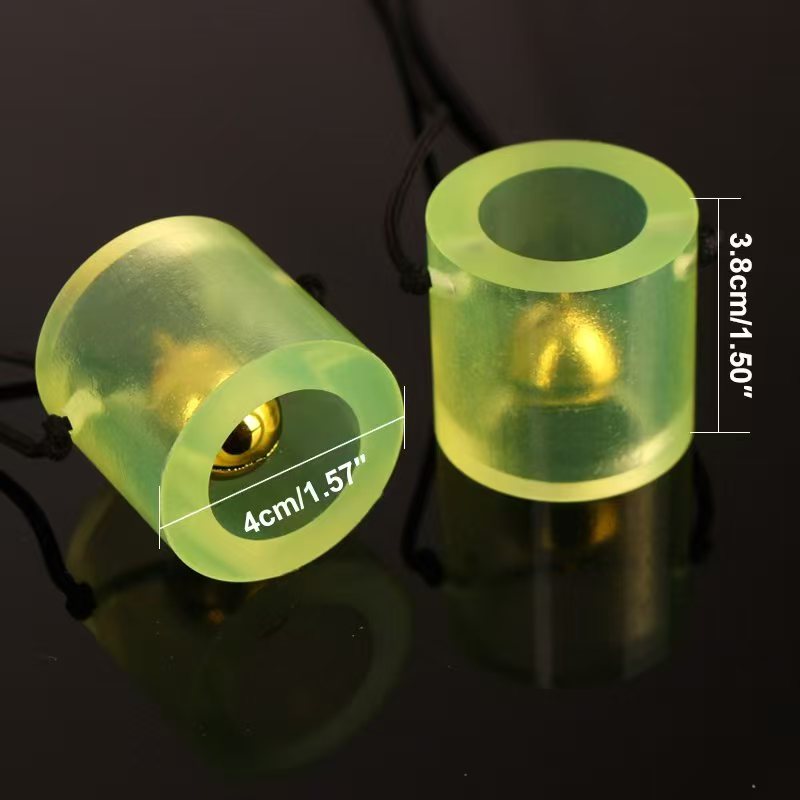 加厚铃铛靶硅胶4厘米靶心弹弓练习大号靶牌清脆悦耳