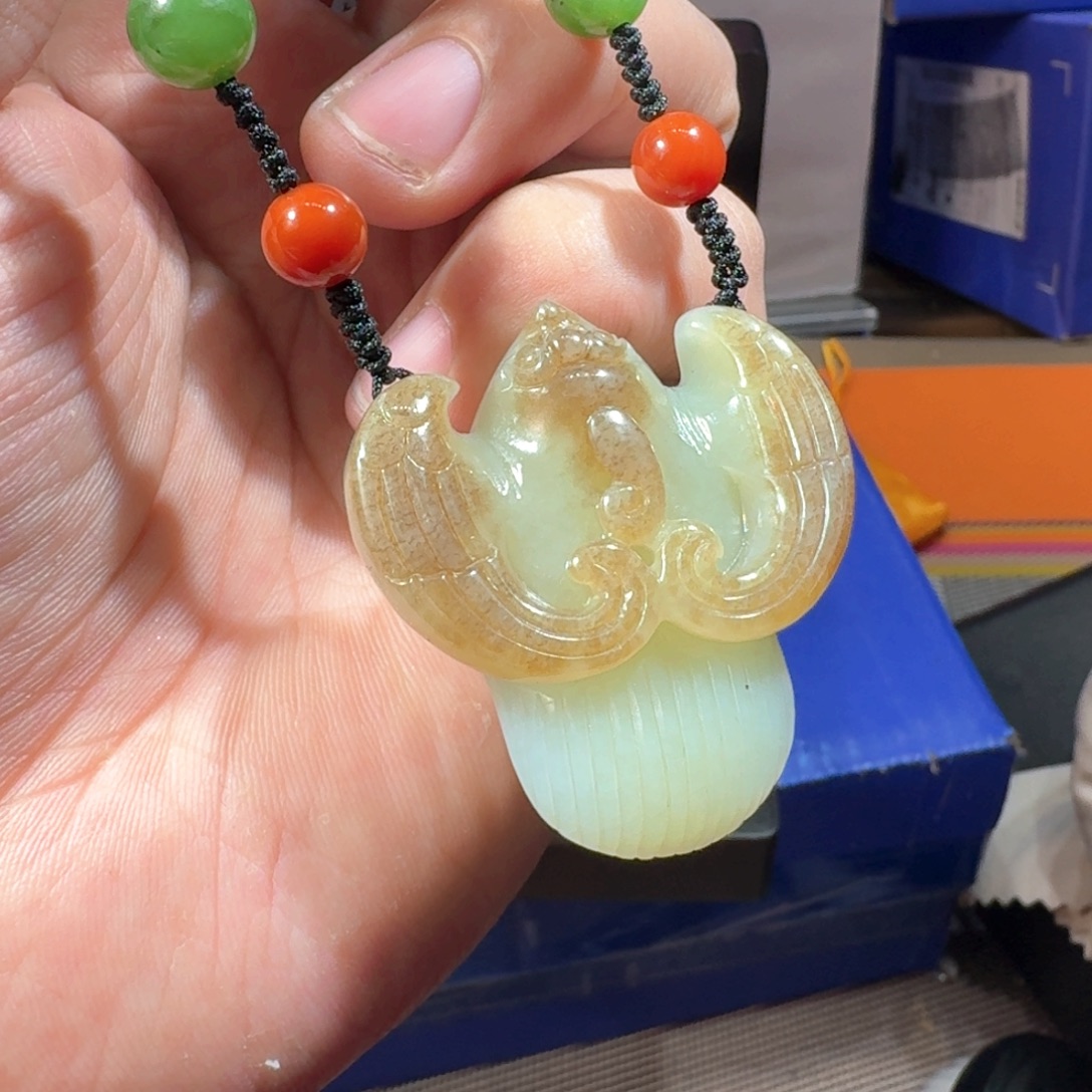 和田玉（糖玉）未镶嵌车挂