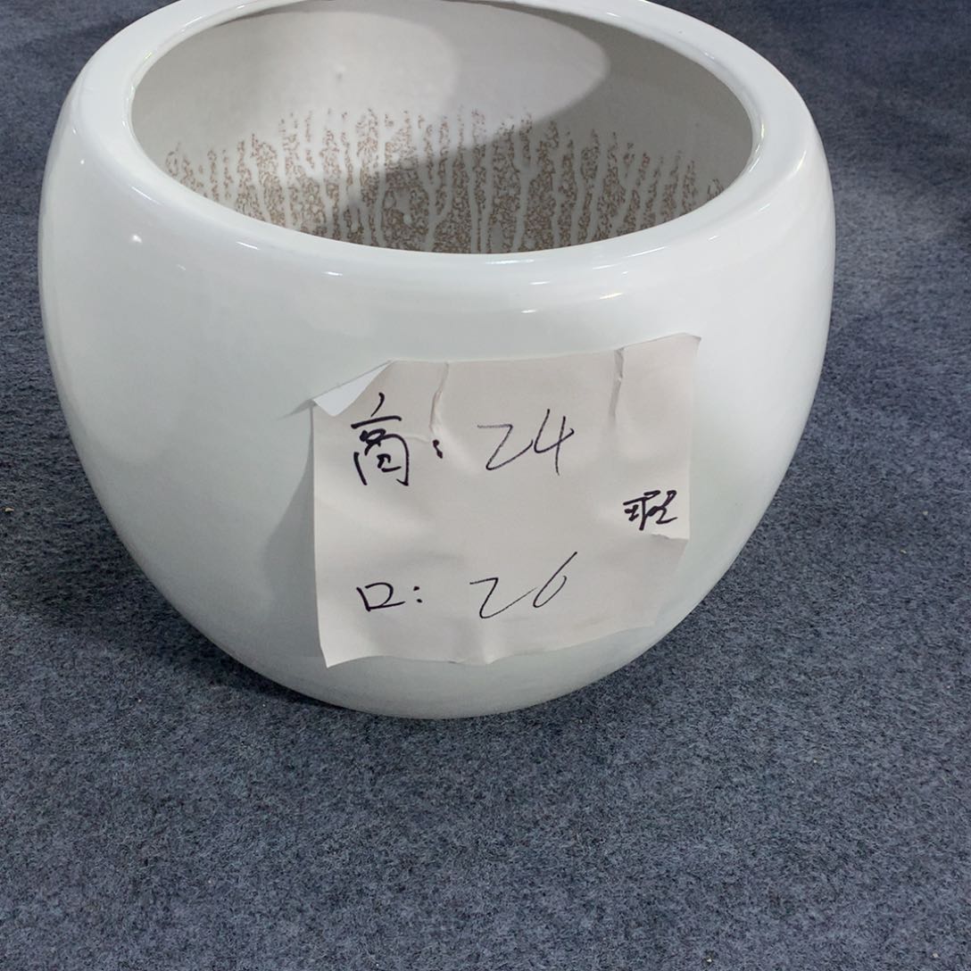 高温陶瓷花盆微瑕