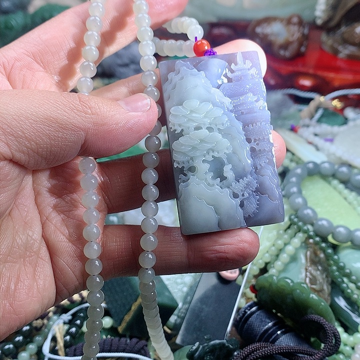 未镶嵌和田玉挂件兵*