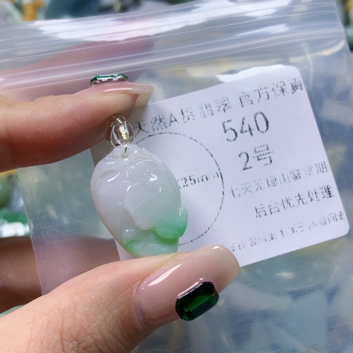翡翠未镶嵌颈饰翡翠