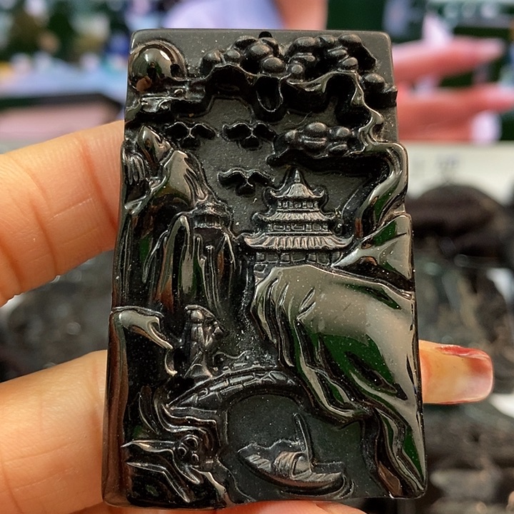 翡翠吊坠(不含链)未镶嵌谋052