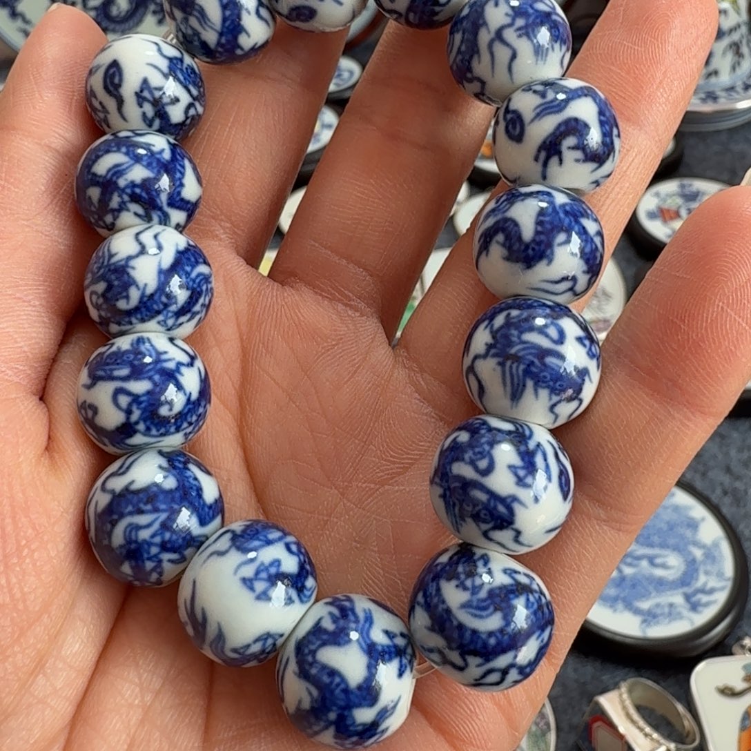 闪****摆件陶精品手串一串