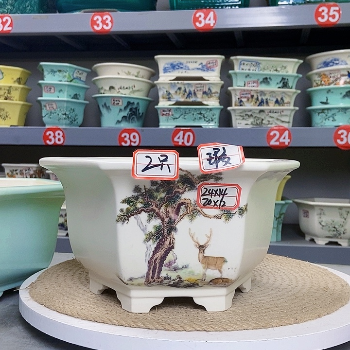 紫砂花瓶紫砂花盆