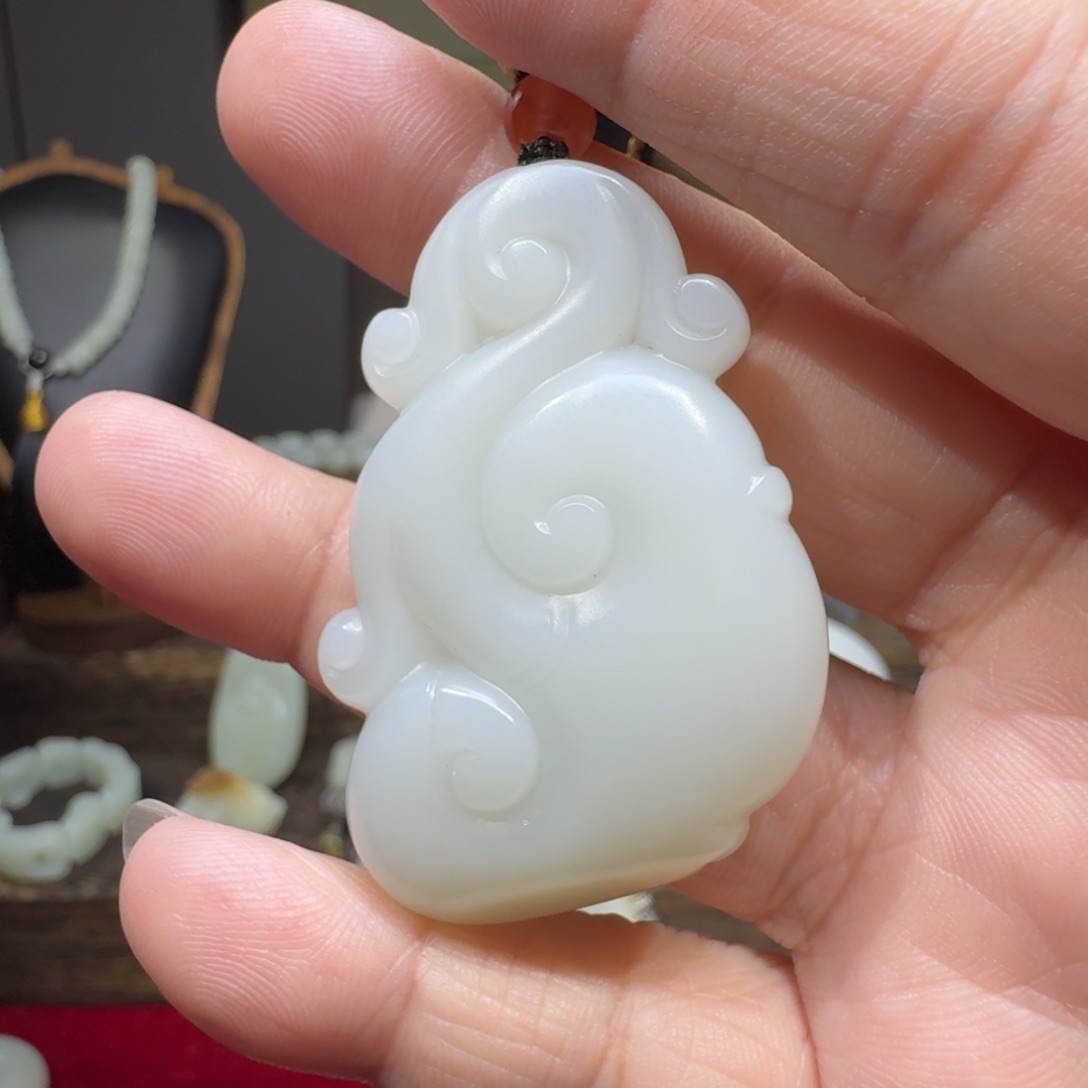 和田玉手串未镶嵌用****3