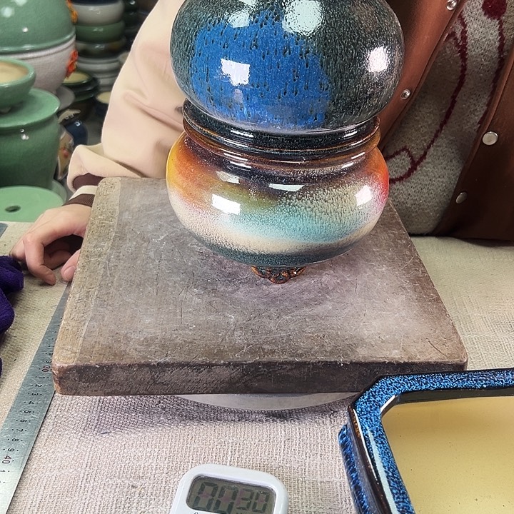 泳坤堂石湾花盆陶瓷