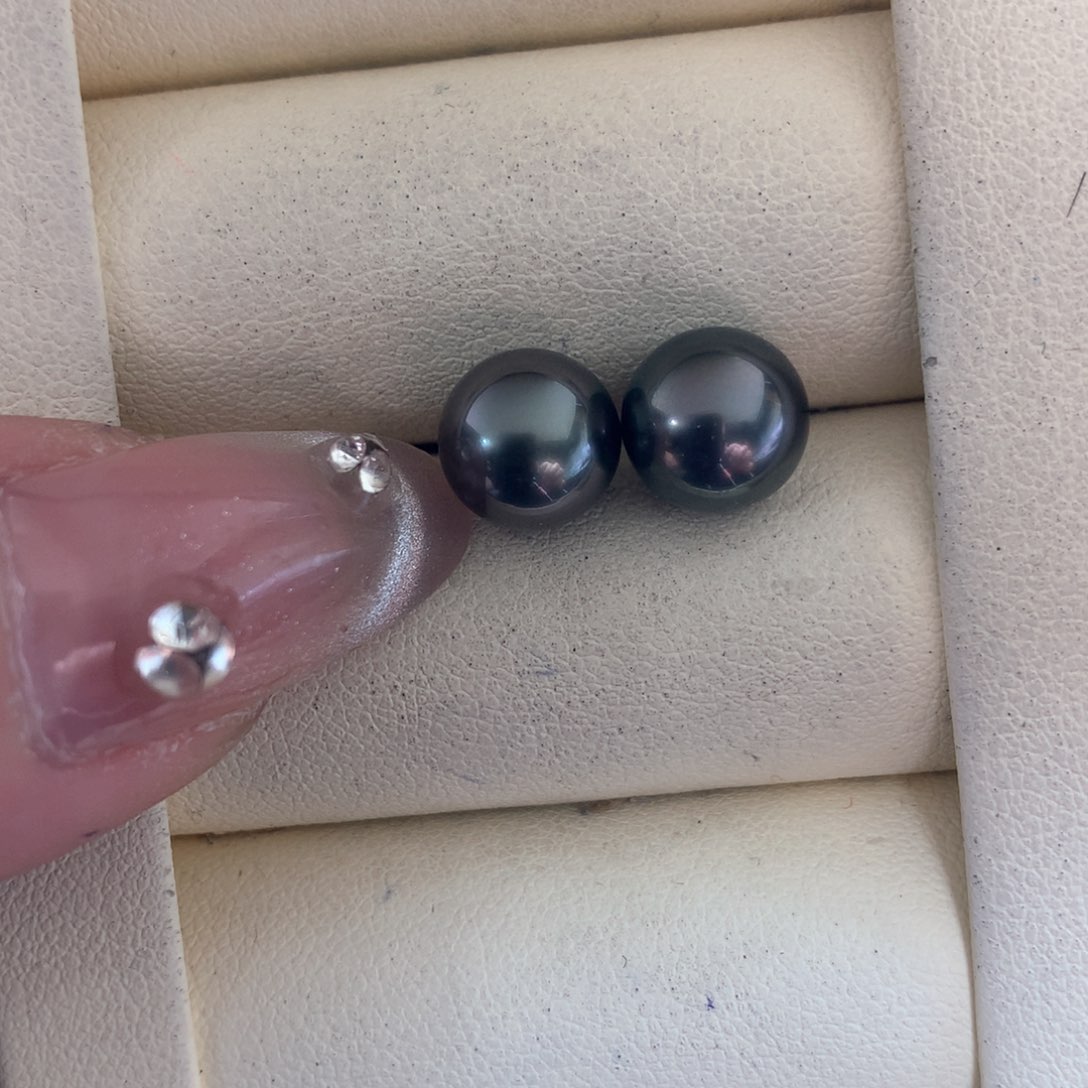 海水珍珠耳饰18K金镶嵌