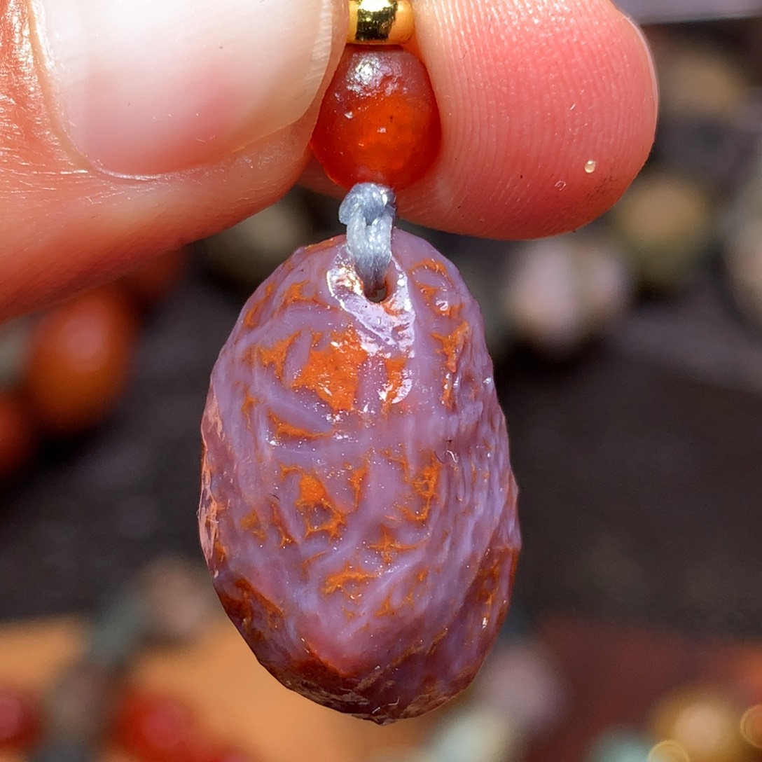 未镶嵌玛瑙/玉髓珠宝半成品