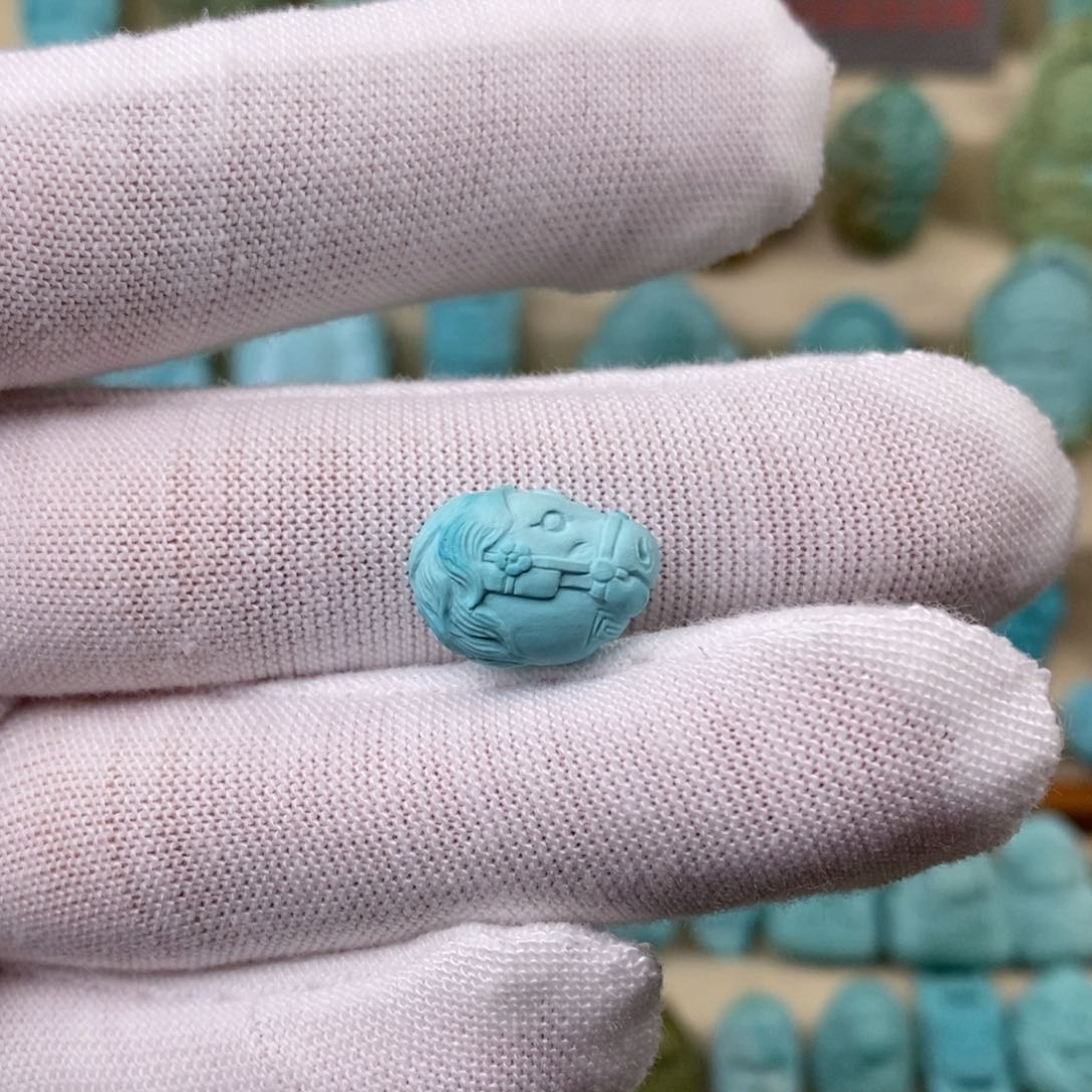 绿松石珠宝奇石未镶嵌