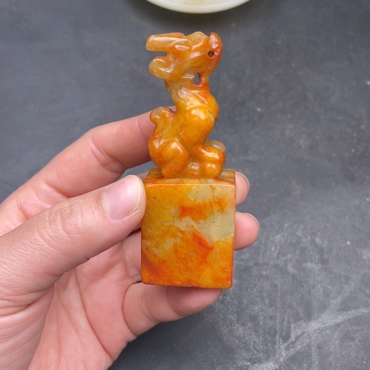 把件白玉菩提摆件