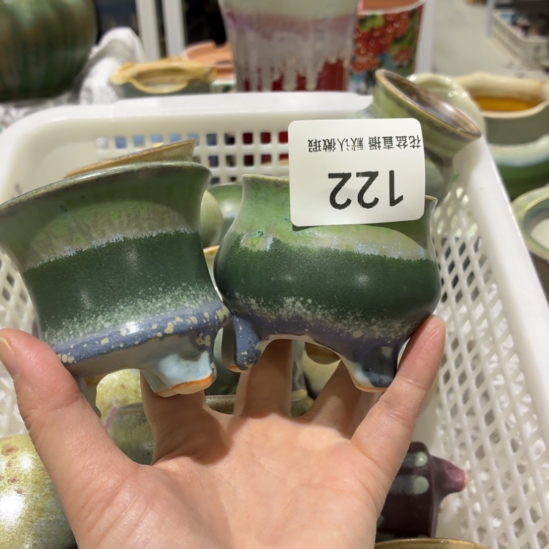 瑕疵景德镇陶瓷花盆艺术