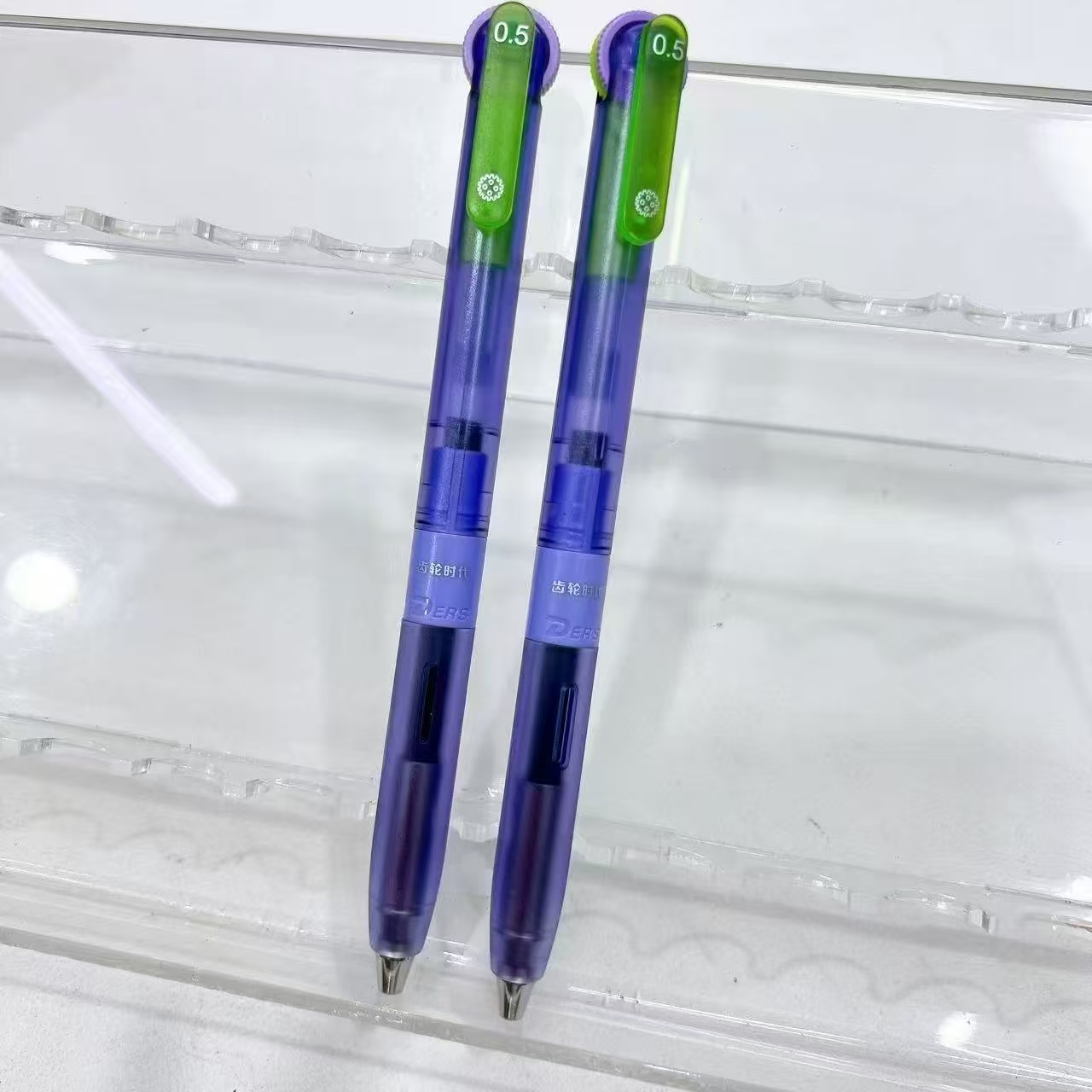 【黑墨-2支笔】D01德尔施紫杆齿轮..掉封蜡不售后