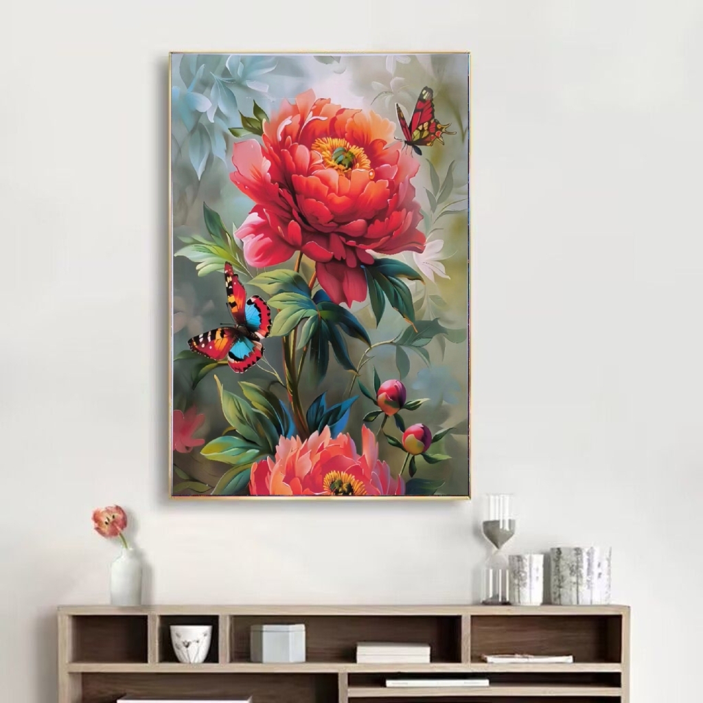 手工十字绣成品醉玲珑大格  t3034