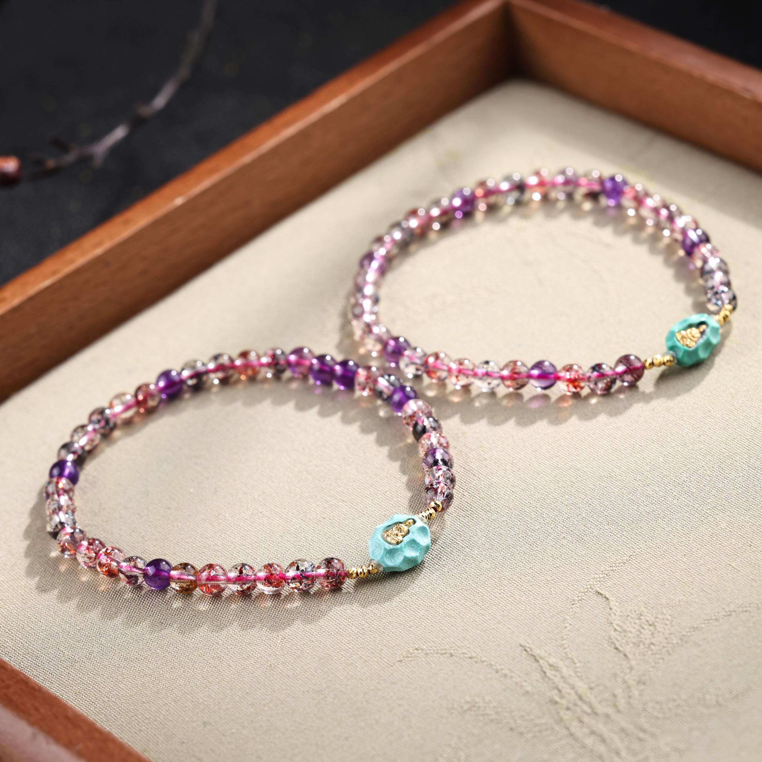 【举石严选】H1129-3793-0181水晶手串18K（一件/多样性发/约4mm）O