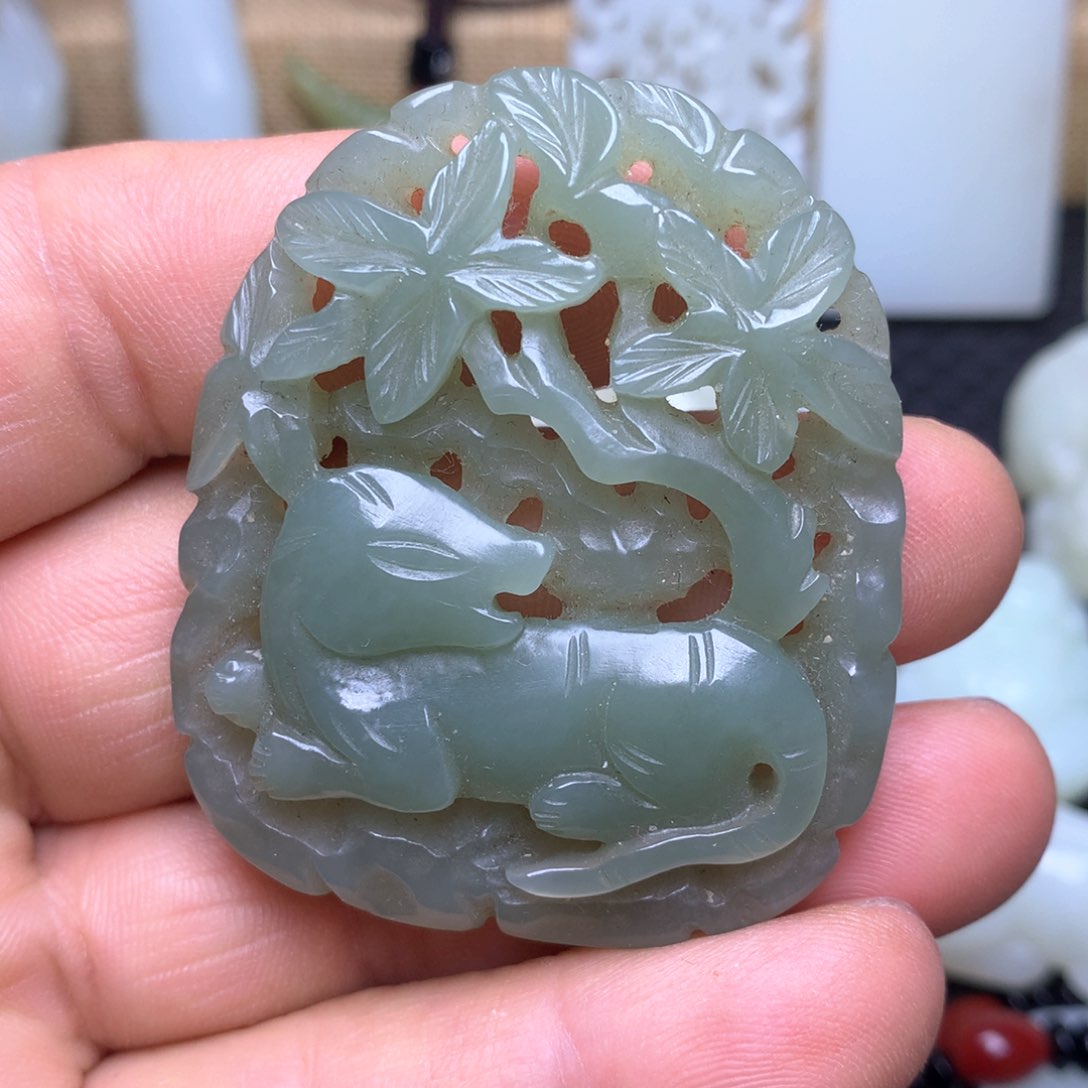 和田玉挂件未镶嵌