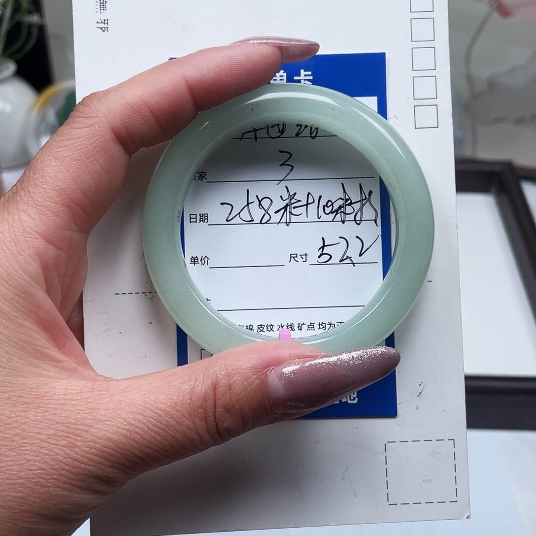 算***吧石英质玉（金丝玉）未镶嵌手镯3