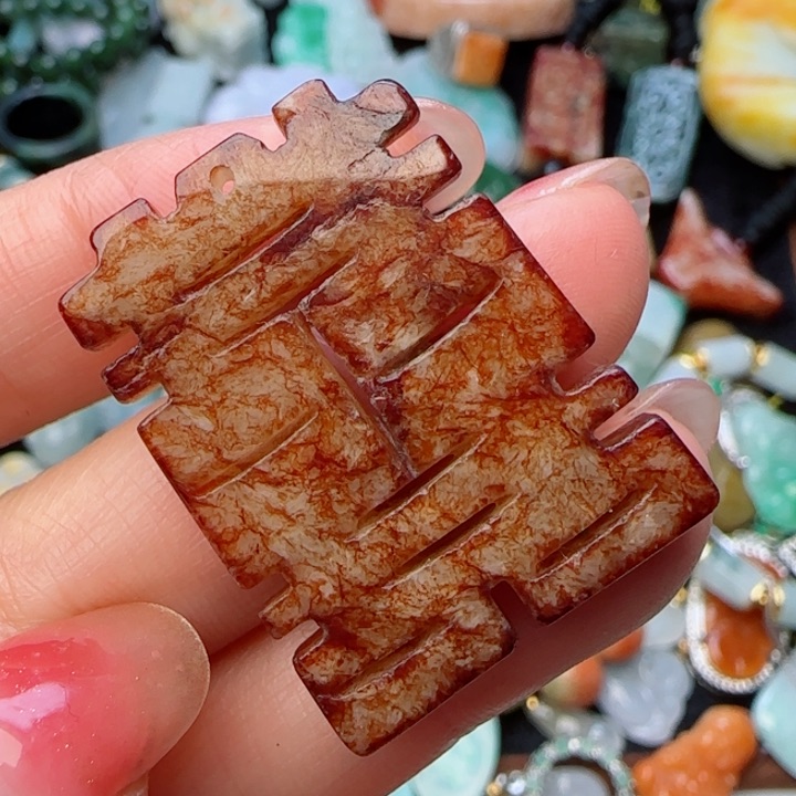 翡翠颈饰未镶嵌天然A货63