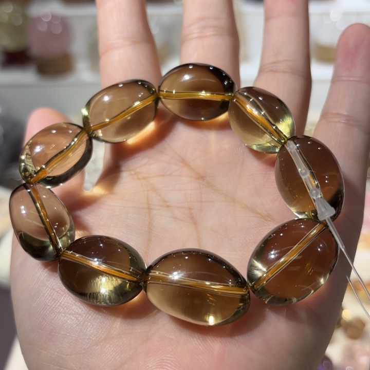 未镶嵌手链水晶黄水晶