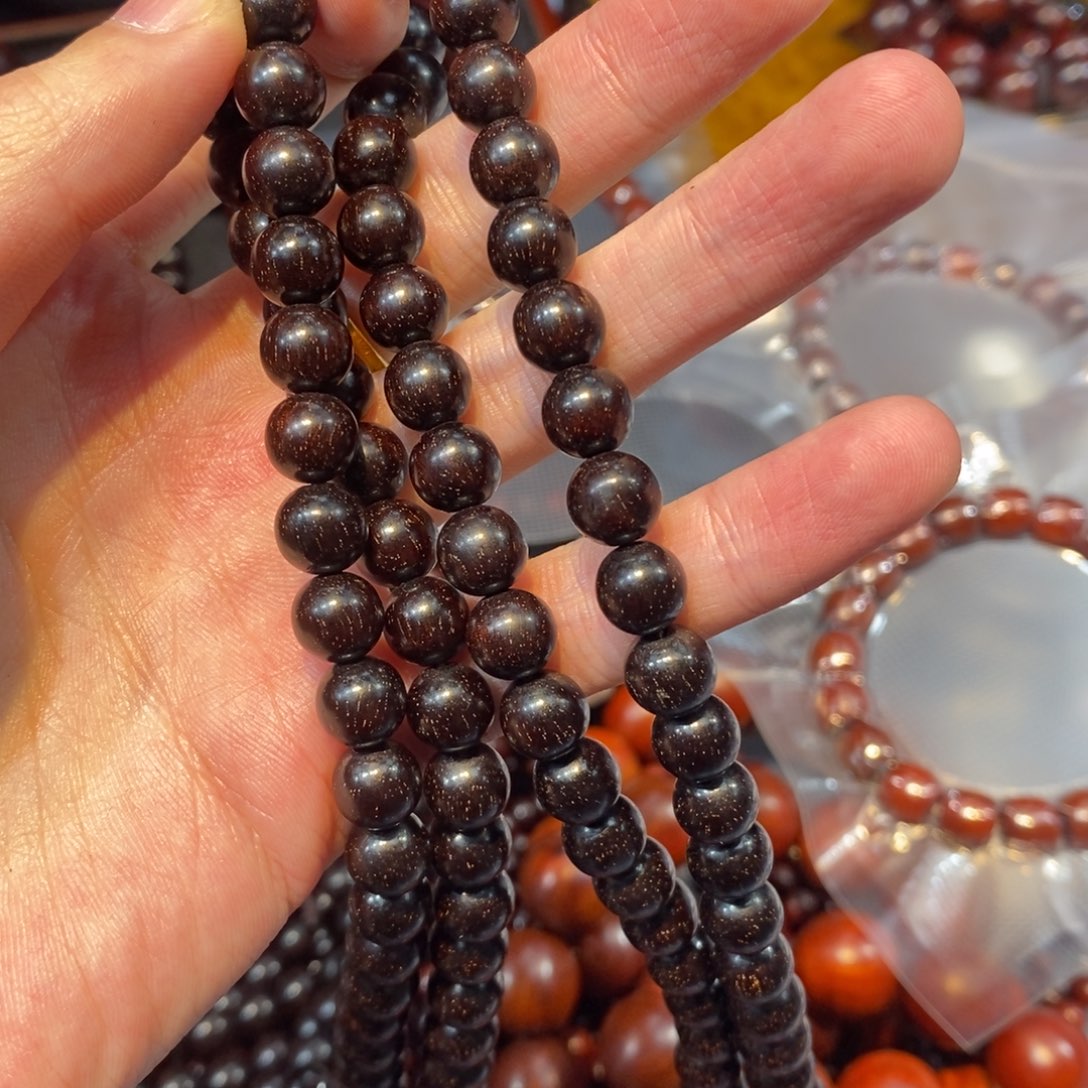 引***领手串/手链小叶紫檀0.8x108