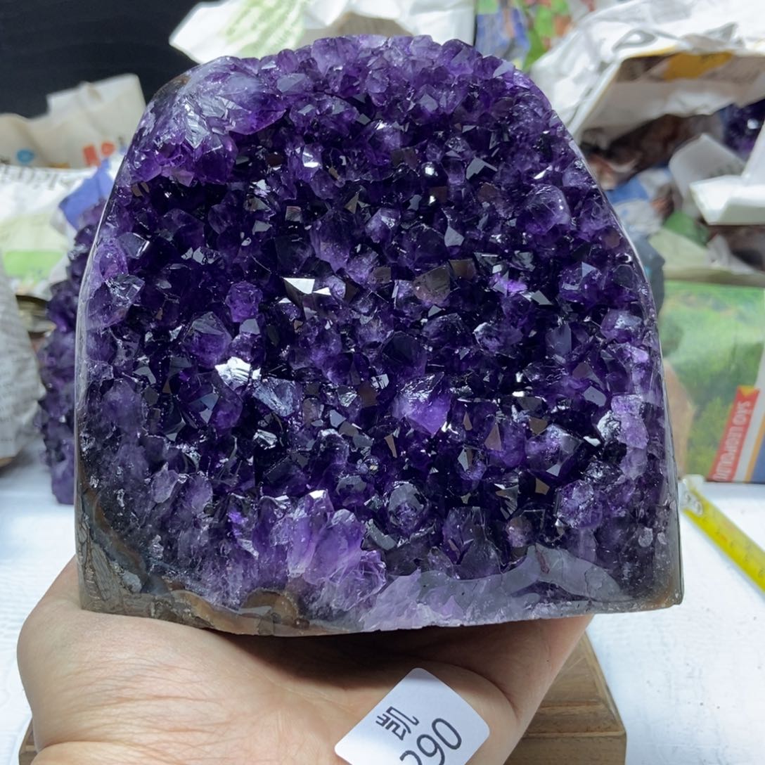 水晶天然水晶摆件未镶嵌紫****