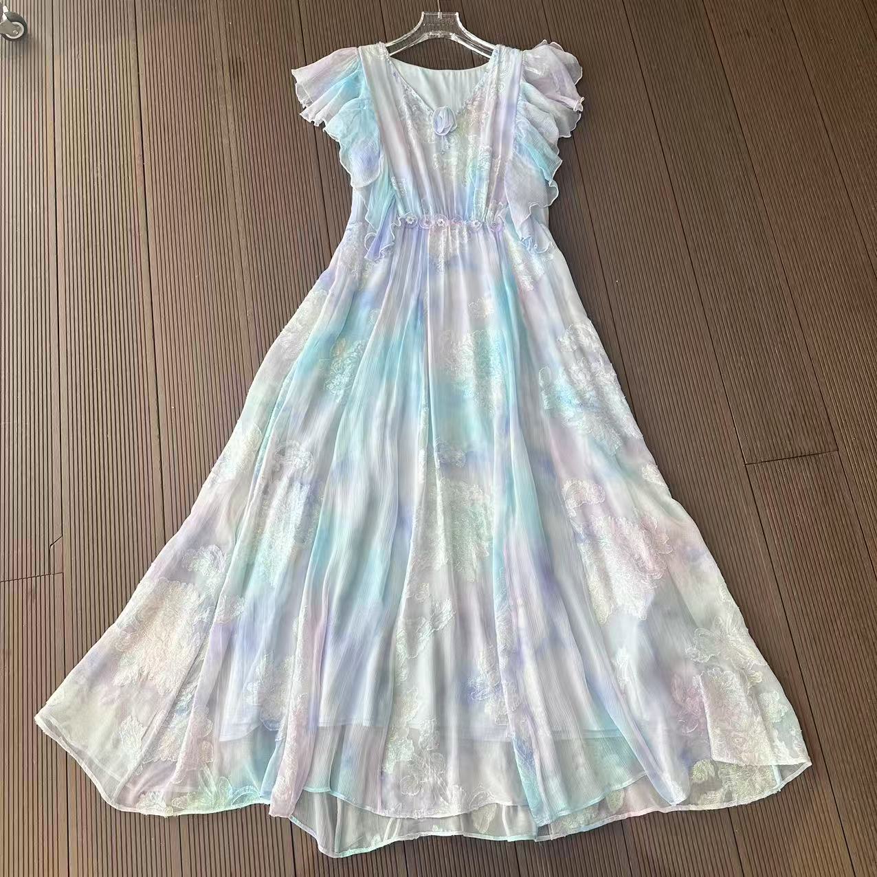 【禾枫原创表弟】百分100桑蚕丝连衣裙F250511