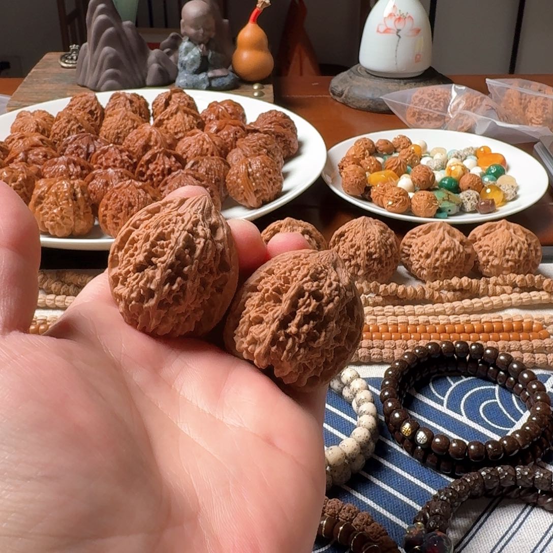 文玩核桃吊坠棒***锤满天星