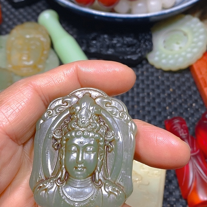 吊坠白玉菩提千**雪精选