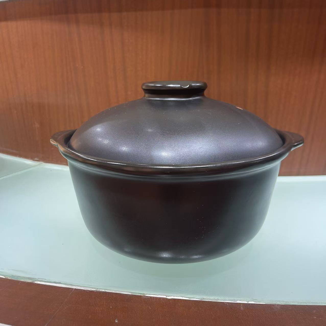 景德镇珍宝砂锅4.3升2813黑