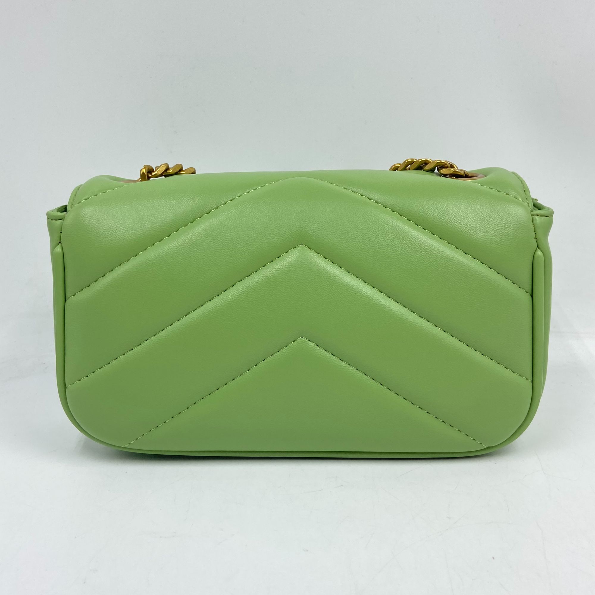 LQ-WITH-QUEEN真皮女包信封绿色0517