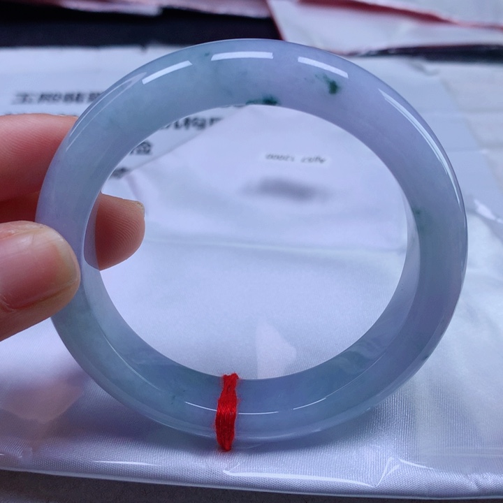 翡翠手镯未镶嵌天然翡翠57圈口