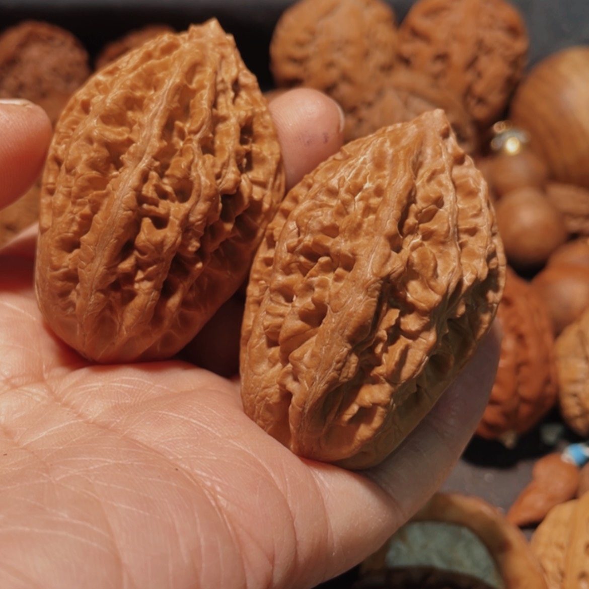 【闪购商品】把件文玩核桃小*东北楸子12