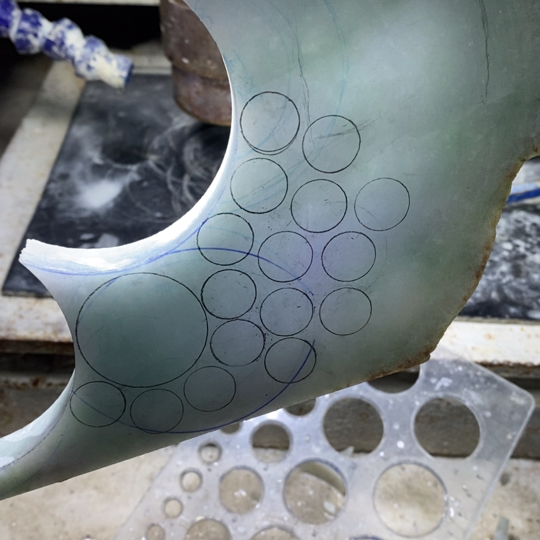 胖***子定制翡翠未镶嵌翡翠边角