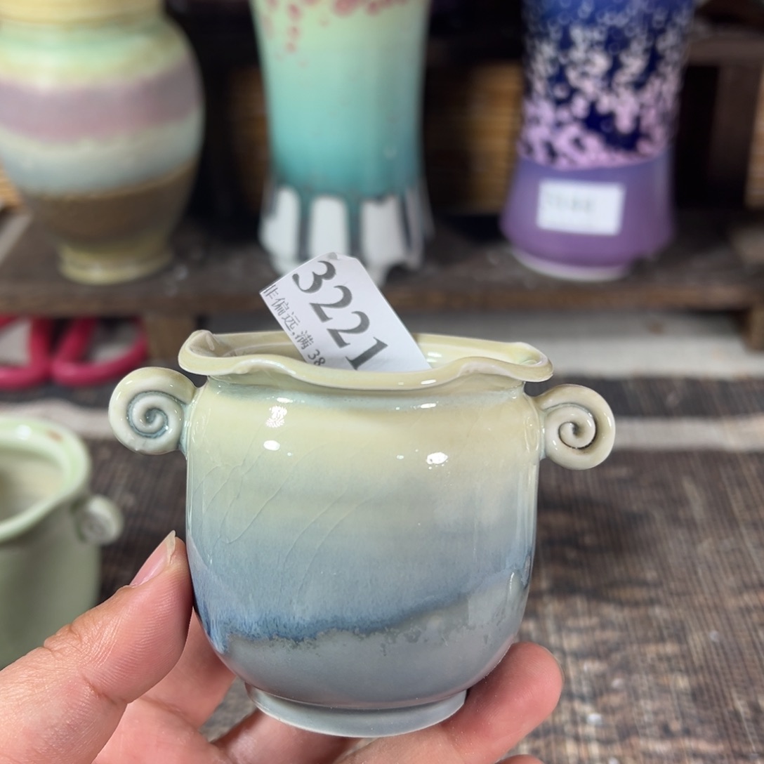 红陶景德镇手工花盆