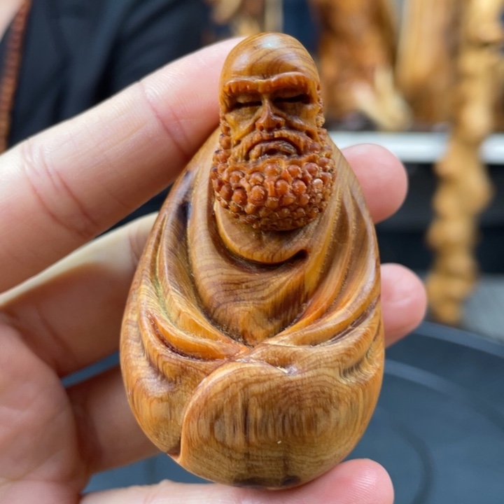 柏木（崖柏）手把件