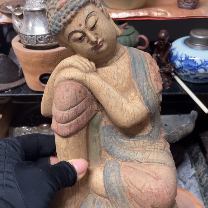 木中古工艺品摆件