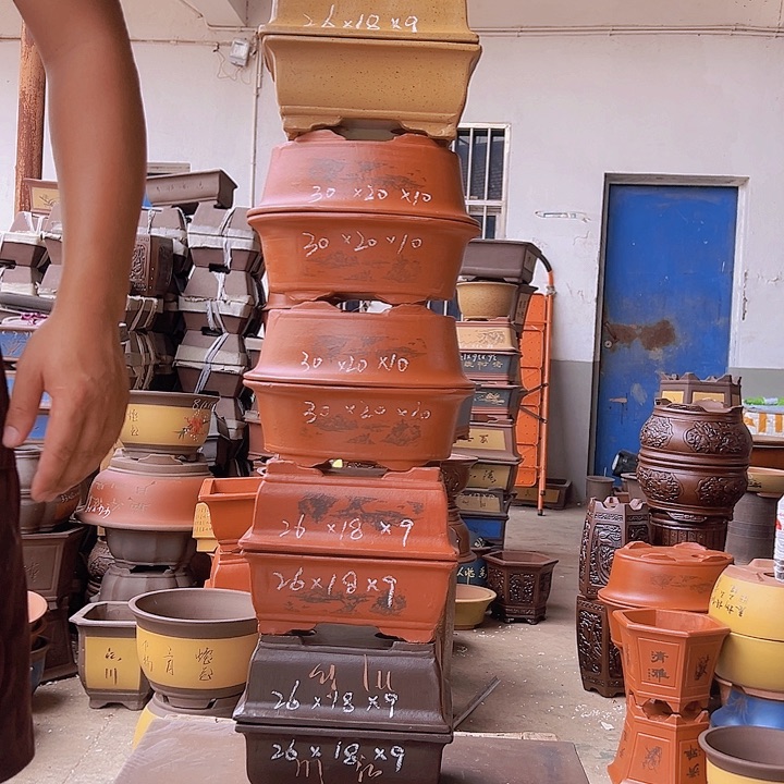 紫砂花盆紫砂花盆