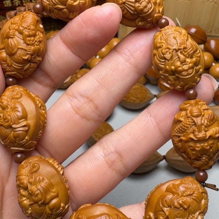 手串/手链橄榄核九龙财神
