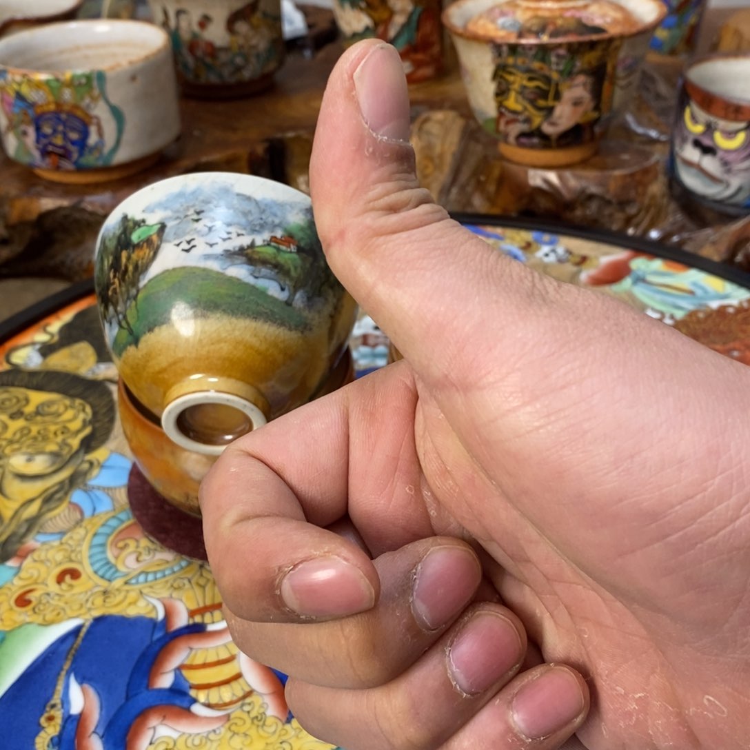 …****深手工制作的一个杯杯