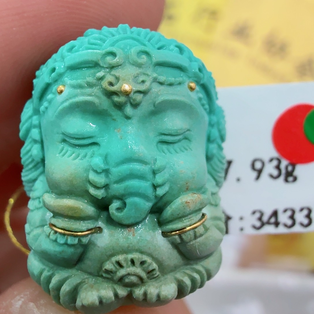 绿松石未镶嵌配饰