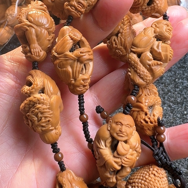 橄榄核吊坠橄榄与龙罗汉